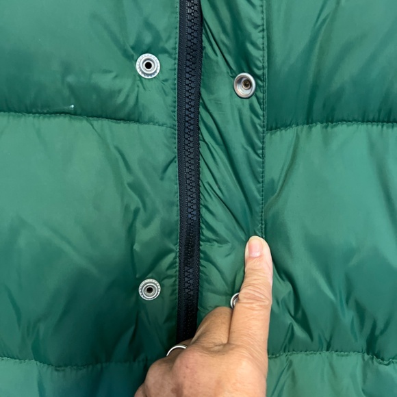 Vintage Quality Old Navy Puffer Jacket Very Warm Forest Green EUC  medium - Picture 2 of 7